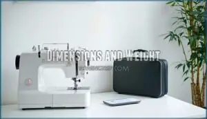 dimensions and weight
