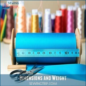 dimensions and weight