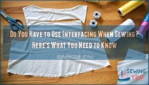 do you have to use interfacing when sewing