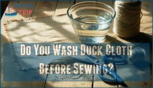 do you wash duck cloth before sewing