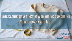 does cashmere shrink how to