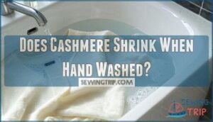 does cashmere shrink when hand washed