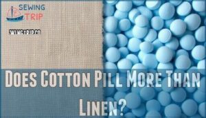 does cotton pill more than linen