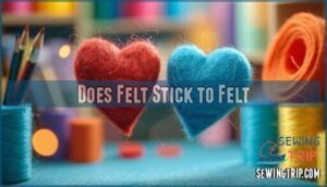 does felt stick to felt