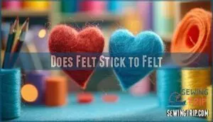 does felt stick to felt