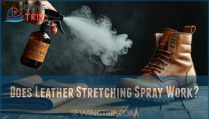 does leather stretching spray work