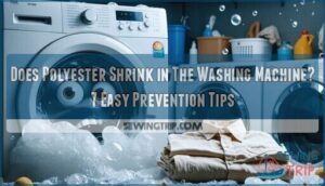 does polyester shrink in the washing machine 2