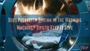 does polyester shrink in the washing machine