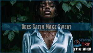 does satin make sweat