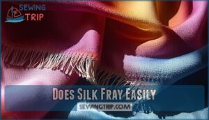 does silk fray easily