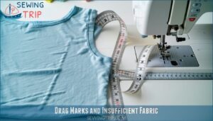 drag marks and insufficient fabric drag marks and insufficient fabric