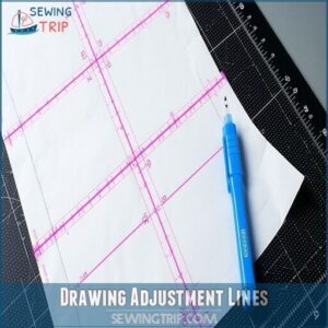 drawing adjustment lines