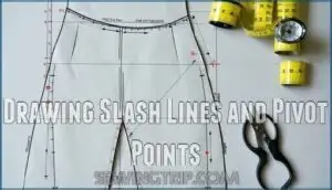 drawing slash lines and pivot points