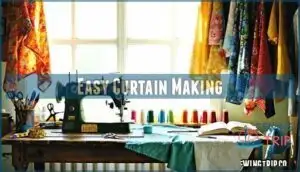 easy curtain making