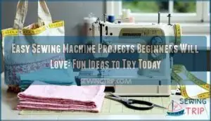 easy sewing machine projects beginners