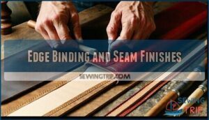 edge binding and seam finishes