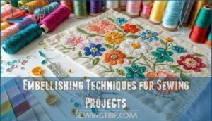 embellishing techniques for sewing projects