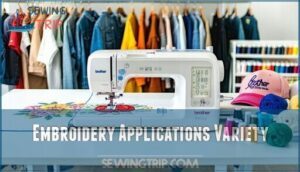 embroidery applications variety