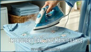 embroidery care and maintenance