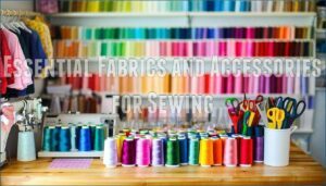 essential fabrics and accessories for sewing