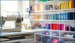 essential sewing supplies storage options