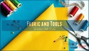 fabric and tools