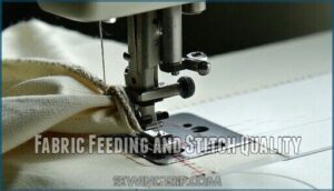 fabric feeding and stitch quality fabric feeding and stitch quality