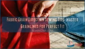fabric grain direction sewing tips