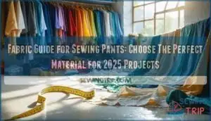 fabric guide for sewing pants