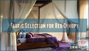 fabric selection for bed canopy