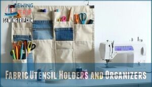 fabric utensil holders and organizers
