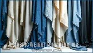 fabric weight consideration