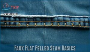 faux flat felled seam basics faux flat felled seam basics