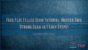 faux flat felled seam tutorial faux flat felled seam tutorial