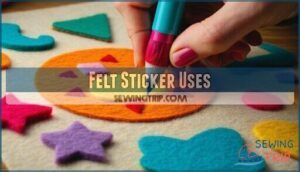 felt sticker uses