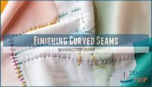 finishing curved seams