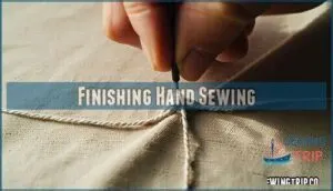 finishing hand sewing