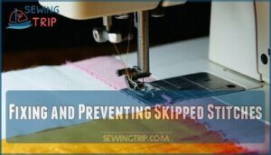 fixing and preventing skipped stitches