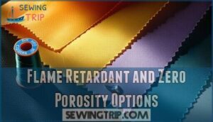 flame retardant and zero porosity options