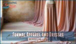 formal apparel and dresses