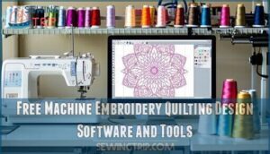 free machine embroidery quilting design software and tools