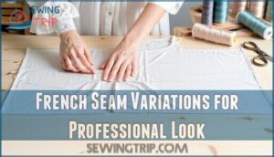 french seam variations for professional look