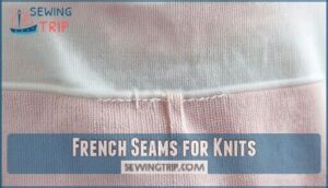 french seams for knits