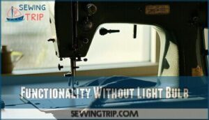 functionality without light bulb