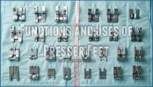 functions and uses of presser feet