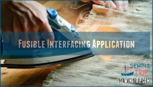 fusible interfacing application