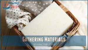 gathering materials