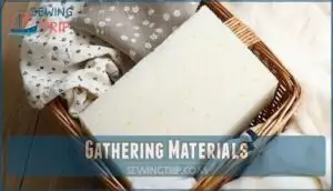 gathering materials