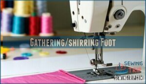 gathering/shirring foot