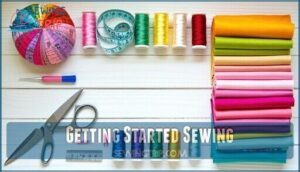 getting started sewing